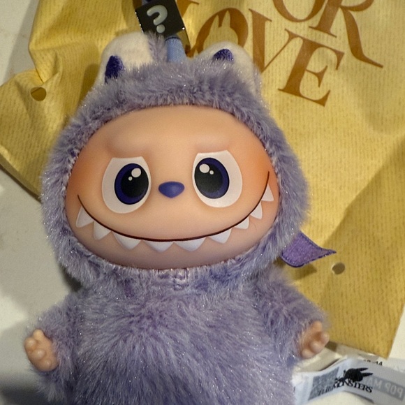 Purple Bunny Plush Keychain - Picture 8 of 8